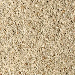 Revestimento de pedra natural Dubai, grão médio, aplicado em parede